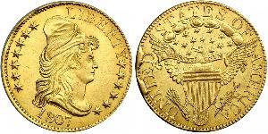 5 Dólar Estados Unidos de América (1776 - ) Oro 