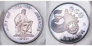 5 Ecu Spanien Argent 