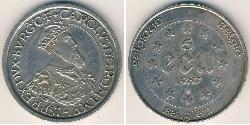 5 Ecu Belgio Argento 