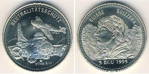 5 Ecu Suiza Níquel/Cobre 