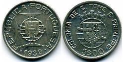 5 Escudo Sao Tomé-et-Principe (1469 - 1975) Argent 