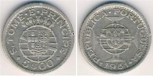 5 Escudo Sao Tomé-et-Principe (1469 - 1975) Argent 