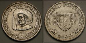 5 Escudo Estado Novo (Portogallo) (1933 - 1974) Argento 