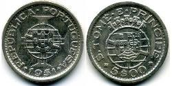 5 Escudo São Tomé and Príncipe (1469 - 1975) Copper/Nickel 