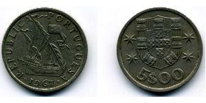 5 Escudo Estado Nuevo (Portugal) (1933 - 1974) Níquel/Cobre 