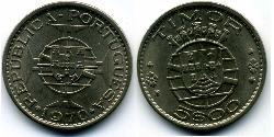 5 Escudo Portugal / Timor Oriental (1702 - 1975) Níquel/Cobre 