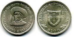 5 Escudo Estado Novo (Portugal) (1933 - 1974) Silber 