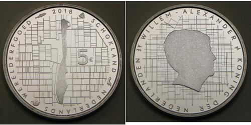 5 Euro Paesi Bassi Argento 