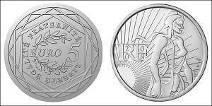5 Euro Quinta Repubblica francese (1958 - ) Argento 