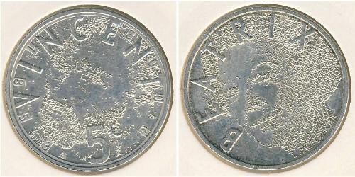 5 Euro Regno dei Paesi Bassi (1815 - ) Argento 