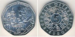 5 Euro Republic of Austria (1955 - ) Argento 