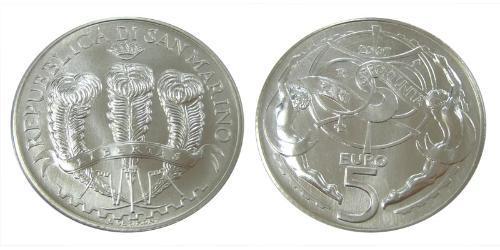 5 Euro San Marino (301 - ) Argento 