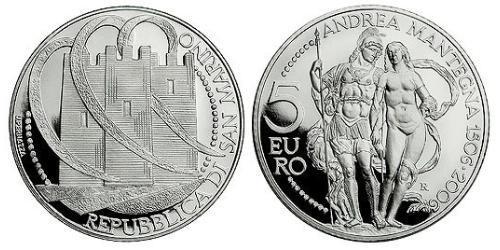 5 Euro San Marino (301 - ) Argento 
