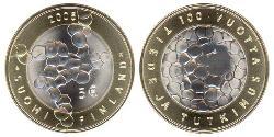 5 Euro Finlandia (1917 - ) Bimetal 