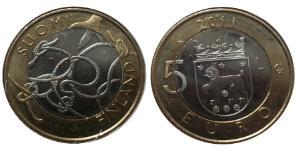 5 Euro Finlandia (1917 - ) Bimetal 