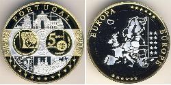 5 Euro Portogallo Bimetal 