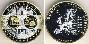 5 Euro Portogallo Bimetal 