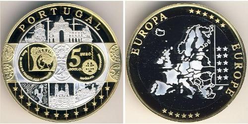 5 Euro Portogallo Bimetal 