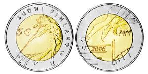 5 Euro 芬兰 Bimetal 