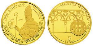 5 Euro Republica Portuguesa (1975 - ) Gold 