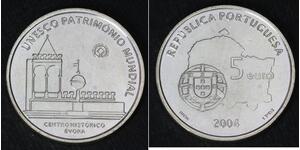 5 Euro Portugal Plata 