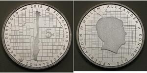 5 Euro Niederlande Silber 
