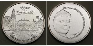5 Euro Niederlande Silber 
