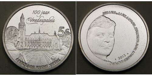 5 Euro Niederlande Silber 
