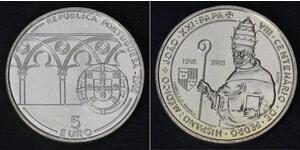 5 Euro Portugal Silber 