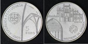 5 Euro Portugal Silber 