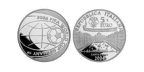 5 Euro Italy Silver 