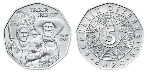 5 Euro Republic of Austria (1955 - ) Silver 