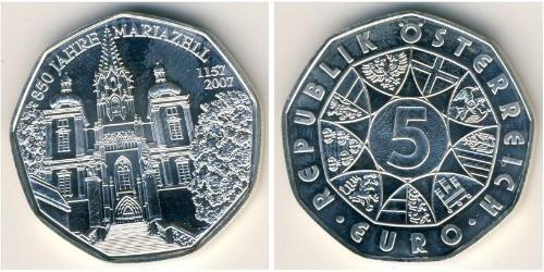 5 Euro 奥地利 銀 