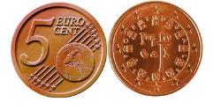 5 Eurocent Republica Portuguesa (1975 - ) Cobre/Acero 