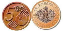 5 Eurocent 摩纳哥 (1297 - ) Steel/銅 
