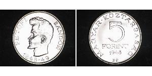 5 Forint Ungheria Argento 