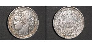 5 Franc Deuxième République (France) (1848-1852) Argent 
