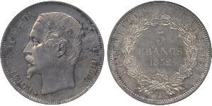 5 Franc Deuxième République (France) (1848-1852) Argent Napoleon III (1808-1873)