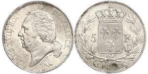 5 Franc Kingdom of France (1815-1830) Argent 
