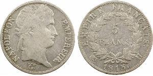 5 Franc Premier Empire (1804-1814) Argent Napoléon Ier(1769 - 1821)