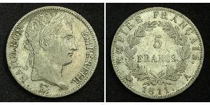 5 Franc Premier Empire (1804-1814) Argent Napoléon Ier(1769 - 1821)