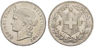 5 Franc Suisse Argent 