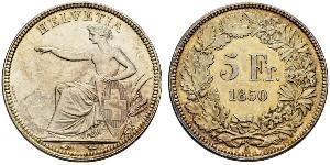 5 Franc Suisse Argent 