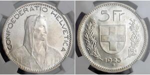 5 Franc Suisse Argent 