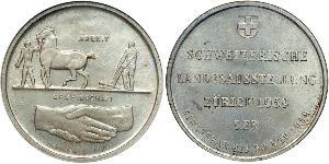5 Franc Suisse Argent 