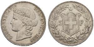 5 Franc Suisse Argent 