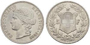 5 Franc Suisse Argent 