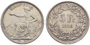 5 Franc Suisse Argent 