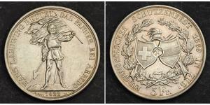 5 Franc Suisse Argent 