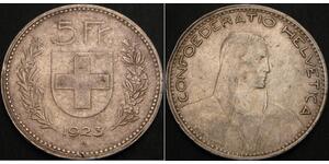5 Franc Suisse Argent 